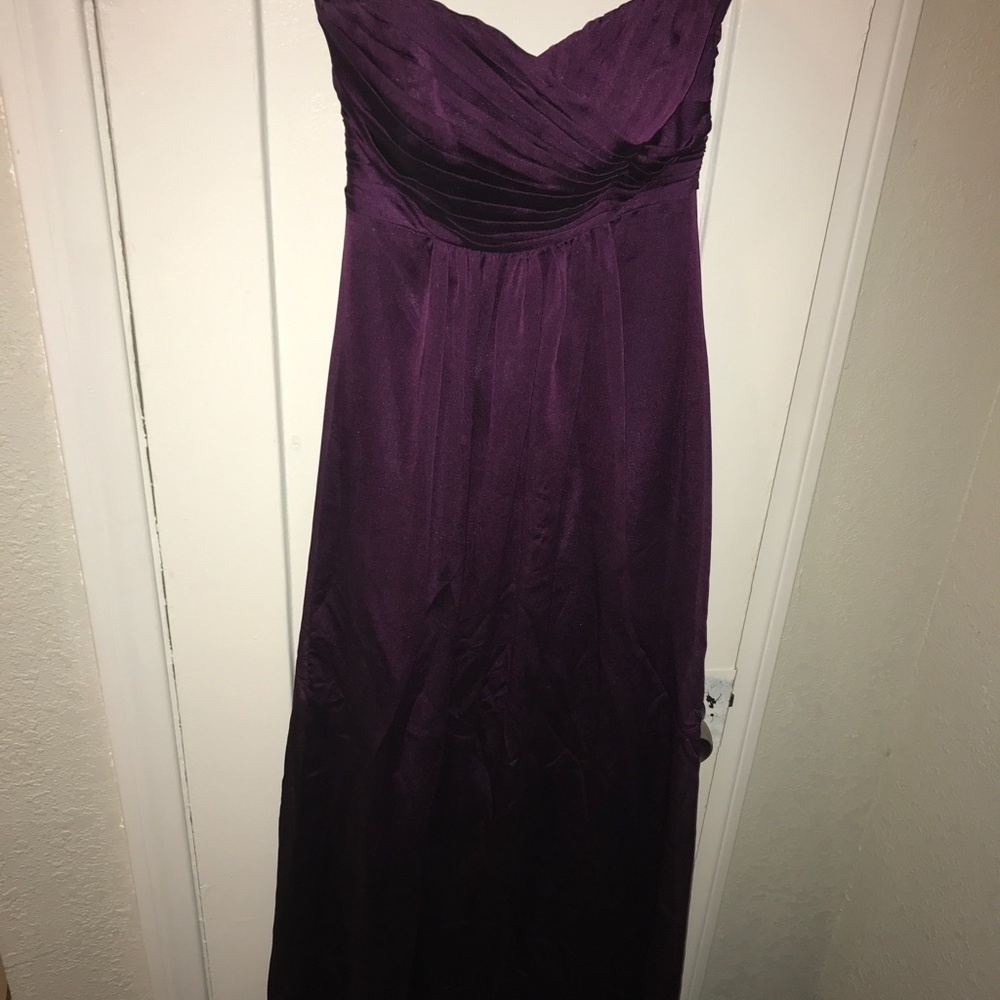 bridesmaid dresses long chiffon Size 4